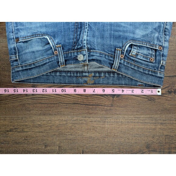 Y2K VTG 7 For All Mankind Ingrid Flare Jeans Low Waist Flair 28 - Picture 2 of 8